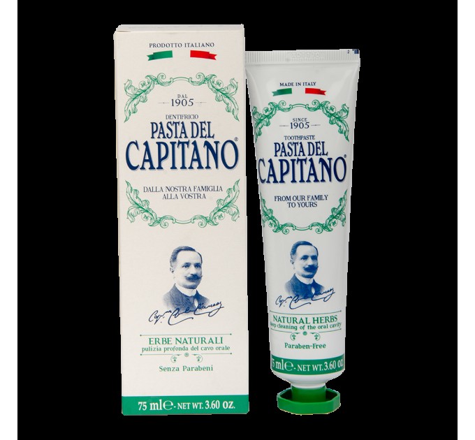 Зубная паста Pasta Del Capitano Natural Herbs 75 мл