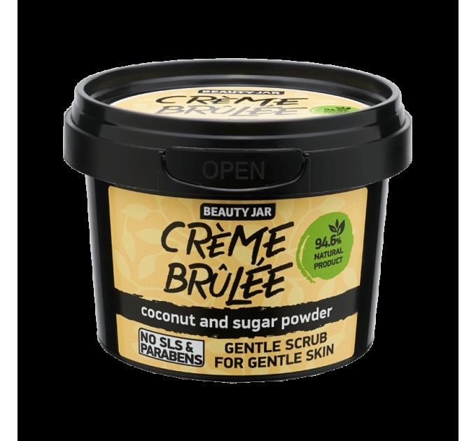 Нежный лицевой скраб Crème brûlée Beauty Jar: восхитительный уход за кожей