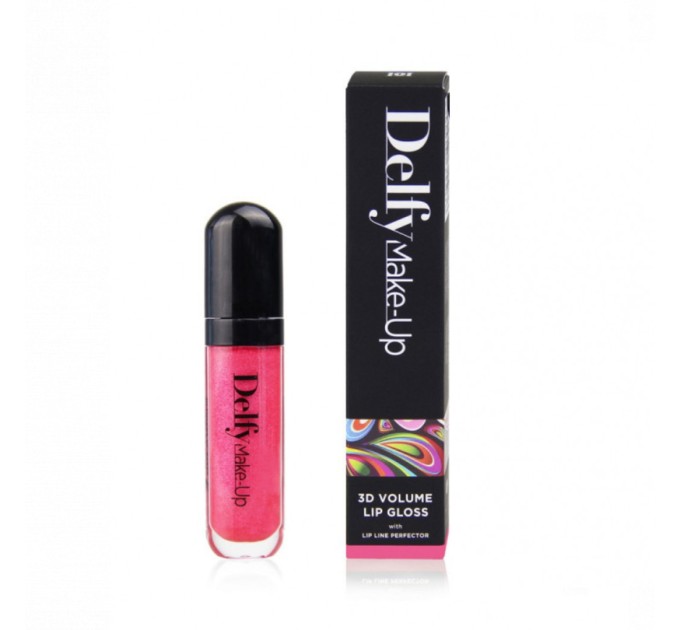 Блеск для губ Delfy Professional 3D Volume Lip Gloss Гербер Дейзи - надзвичайна краса для твоїх губ!