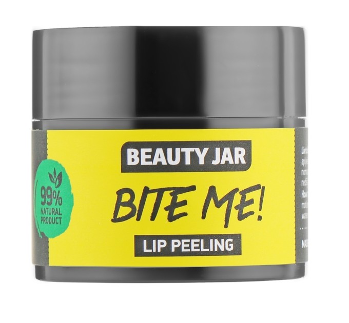 Повний випалюючий ефект: Пилинг для губ Bite Me! Beauty Jar 15 мл