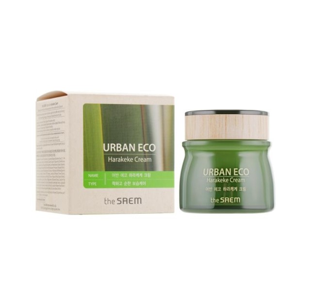 Питательный крем для лица The Saem Urban Eco Harakeke Cream с экстрактом новозеландского льна 60 мл (8806164173886)