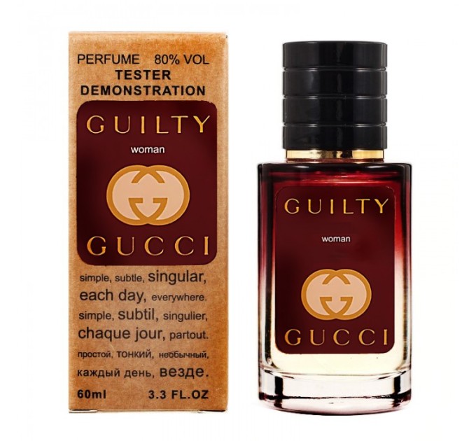 Оцените силу и притягательность с тестером Gucci Guilty Woman - Selective Tester 60ml