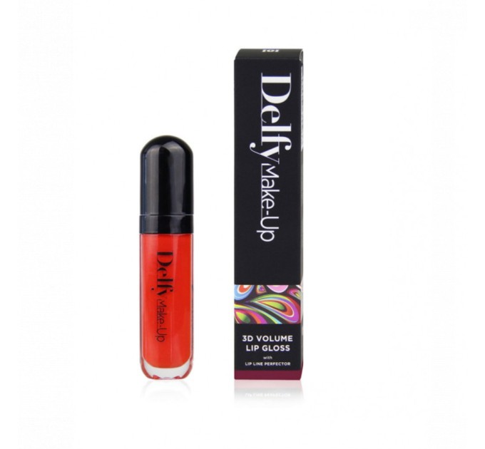 Блеск для губ Delfy Professional 3D Volume Lip Gloss Помгранат 7 мл - створюйте ефектне обволікання губ з Agon V!