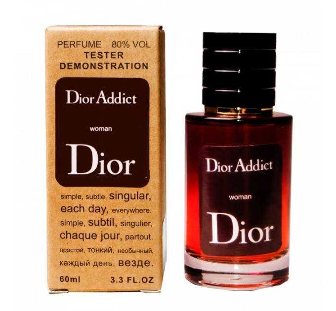 Искусительный тестер Christian Dior Addict - 60 мл: обольстительный аромат в удобном формате