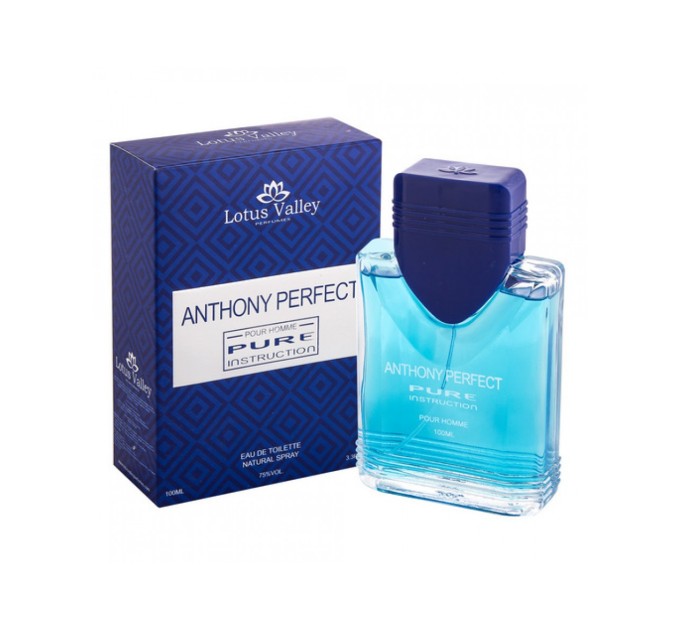 Ароматическая свежесть: Anthony Perfect Pure Instruction Lotus Valley Men EDT 100 мл