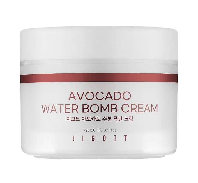 Увлажняющий крем для лица Авокадо Avocado Water Bomb Cream Jigott 150 мл (8809541282898)