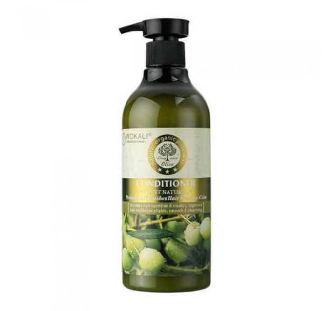 Волосы в отличной форме с кондиционером Wokali Prof Natural Organic Olive!