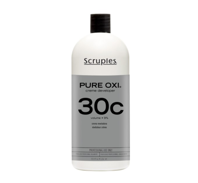 Окислитель Scruples 30 Vol PURE OXI 30 Volume Creme Developer 1 л (876) - идеальное решение для профессионального окрашивания волос