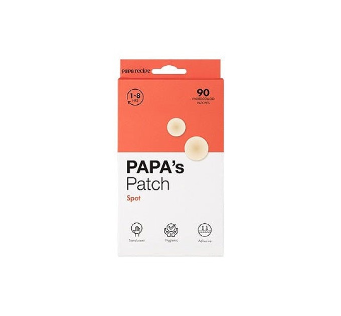 Патчи с салициловой кислотой Papa Recipe Papa's Patch Spot 90 pcs - эффективное средство от прыщей!