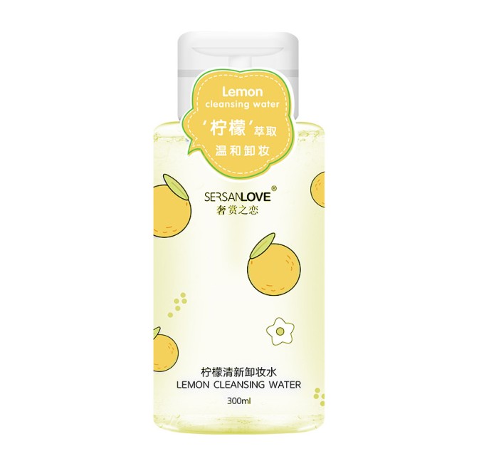 SERSANLOVE Lemon Cleansing Water: эффективное средство для снятия макияжа в удобном формате 300 мл