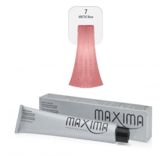 Нежные оттенки: Крем-краска для волос Maxima Professional 7 - metallic arctic rose