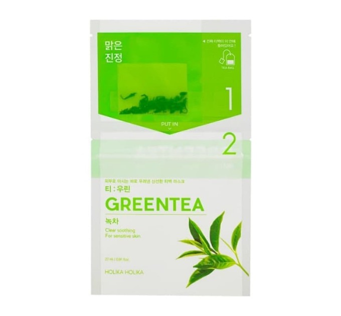 Чайная маска для лица Зеленый чай Holika Holika Tea Bag Mask Green Tea