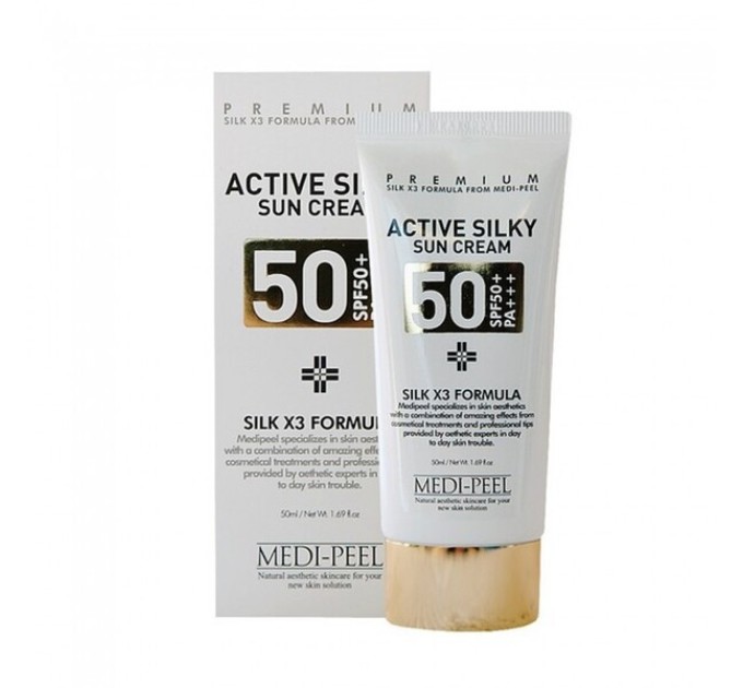 Защитите кожу с Medi-Peel Active Silky Sun Cream SPF50+