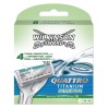 Змінні касети для гоління Wilkinson Sword Quattro Titanium Sensitiv - 8 шт (1012): ідеальний вибір для комфортного гоління на сайті agon-v.com.ua.