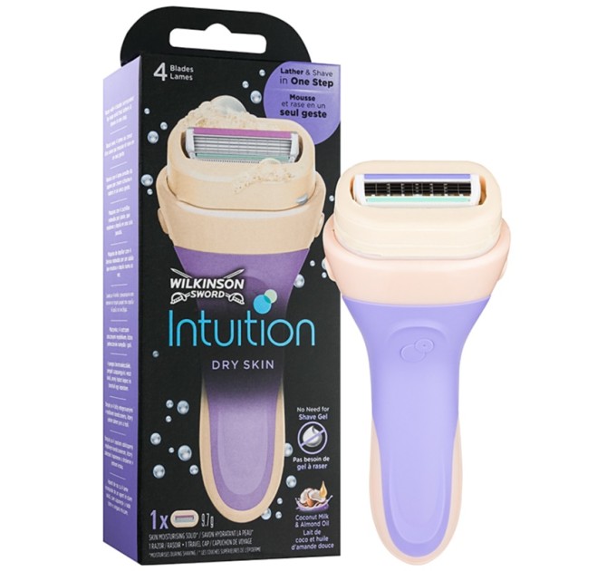 Женский станок для бритья Wilkinson Sword Intuition Dry Skin: идеальное решение для сухой кожи