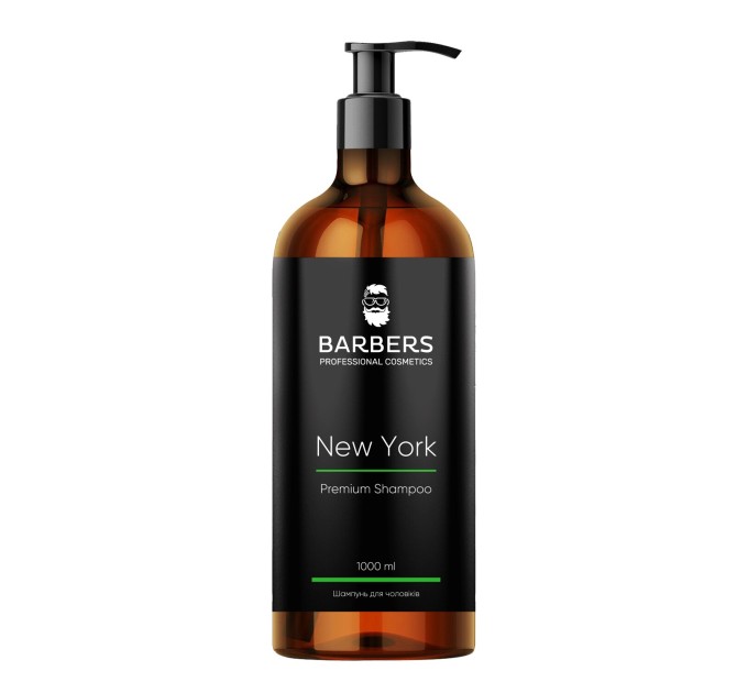 Восстанавливающий энергию шампунь для мужчин от Barbers New York – 1000 мл