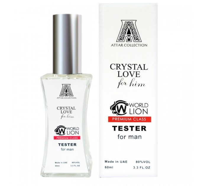 Оцените магию Attar Collection Crystal Love For Him - Tester 60ml на Agon-v.com.ua