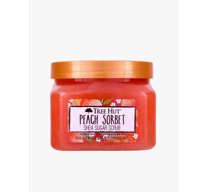 Tree Hut Peach Sorbet Sugar Scrub: Вкусный уход для тела