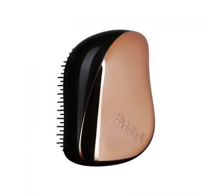 Идеальная расческа для волос: Tangle Teezer Compact Styler в розовом золоте и черном цвете