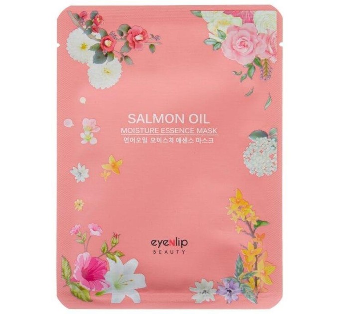 Увлажняющая тканевая маска для лица Eyenlip Moisture Essence Mask Salmon Oil