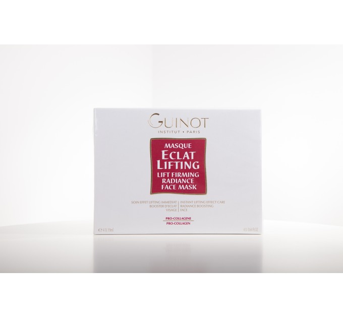 Маска сияння та підтяжки Guinot Masque Eclat Lifting 4х19 мл: ефективність в одній упаковці