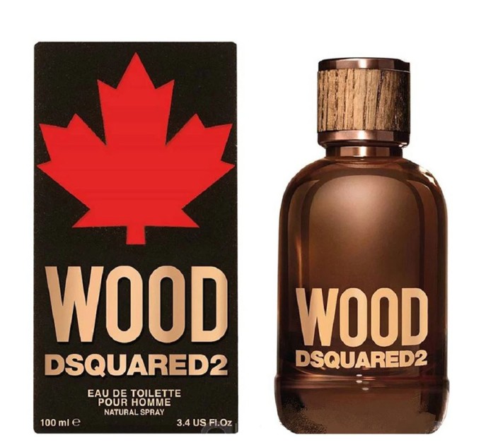 Мужская туалетная вода DSquared2 Wood 2018 100 мл (00-00022806) - Энергия и свежесть в каждой капле