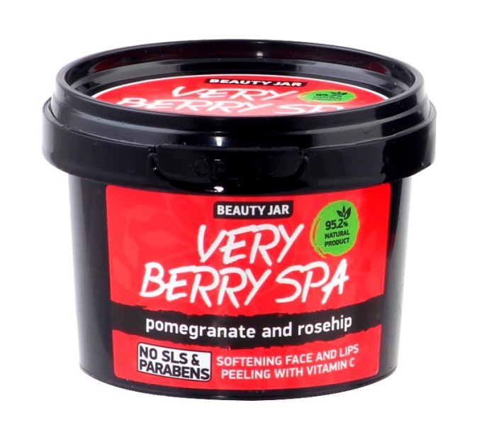 Ослепительная красота: пилинг для лица и губ Very Berry Spa Beauty Jar 120 мл