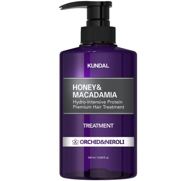 Honey & Macadamia Protein Hair Treatment: питательный кондиционер для волос Orchid&Neroli Kundal 500 мл