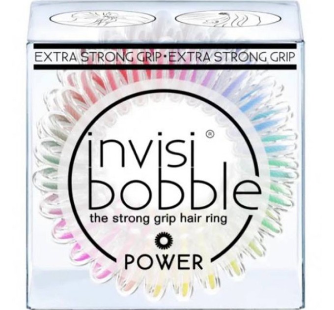 Радужні гумові браслети для волосся Invisibobble Power Magic Rainbow