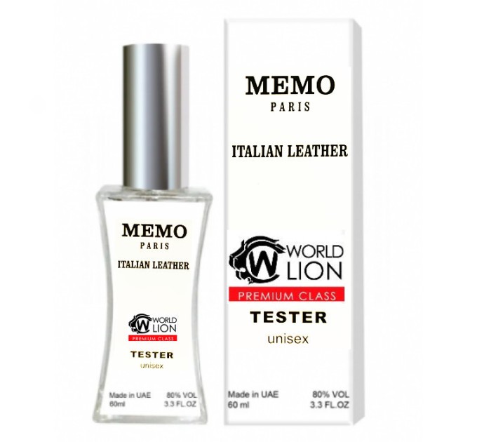 Изысканный Tester Memo Italian Leather - 60ml: наслаждение качеством итальянской кожи