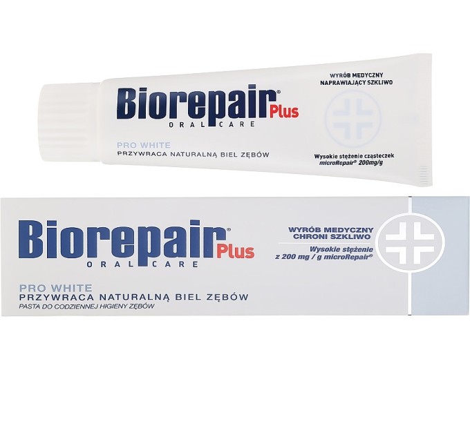 Зубная паста Biorepair Plus Pro White: эффективное отбеливание для здоровой улыбки