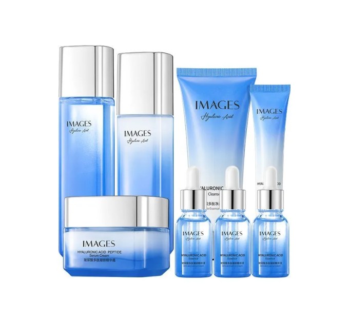 Получите идеальное сияние с набором Images Hyaluronic Acid Peptide Delicate Glowing Set