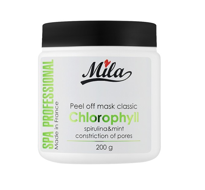 Нормализующая альгинатная маска для жирной кожи лица Хлорофилл Peel Off Mask Chlorophyll Mila Perfect 200 г (3702261209204)