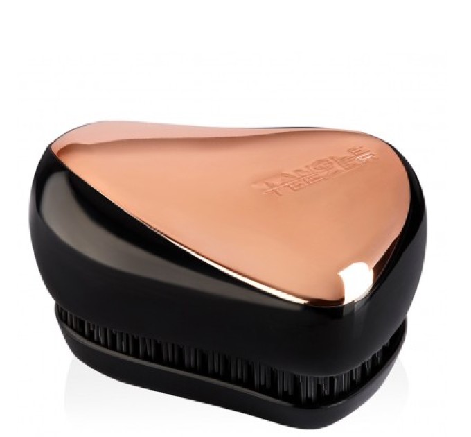 Идеальная расческа для волос: Tangle Teezer Compact Styler в розовом золоте и черном цвете