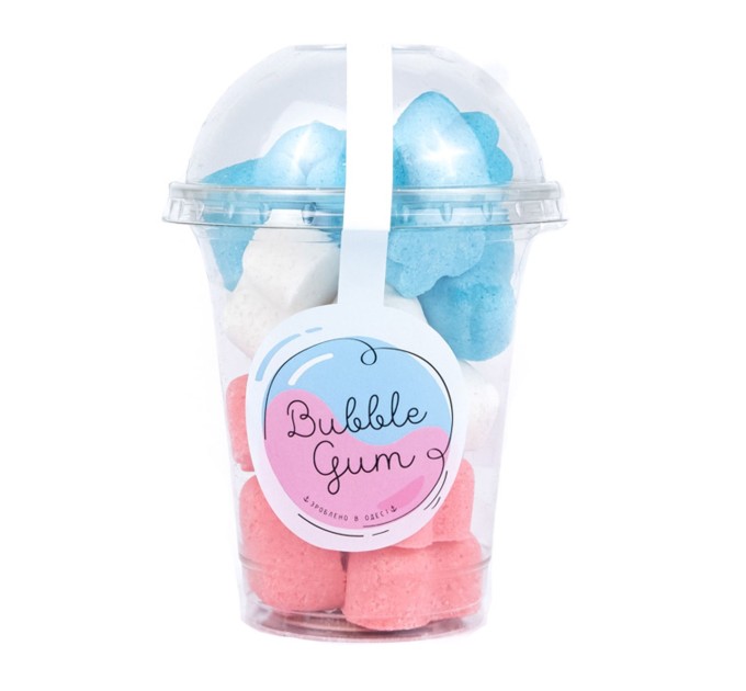 Наслаждайтесь ванными бомбами Bubble gum Dushka 300 г