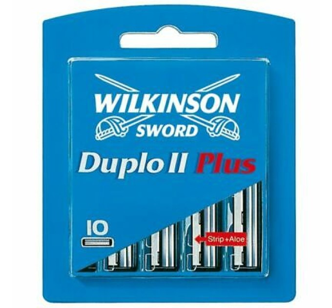 Удобные и высококачественные сменные кассеты Schick Wilkinson Sword Duplo II Plus 10 шт (01241) на сайте agon-v.com.ua