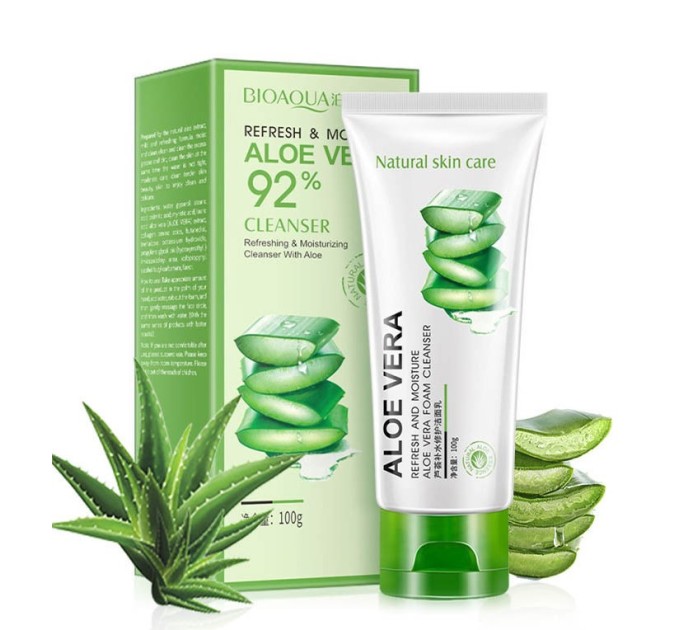 Очищающий гель для лица Bioaqua Aloe Vera 92%: эффективность и натуральность