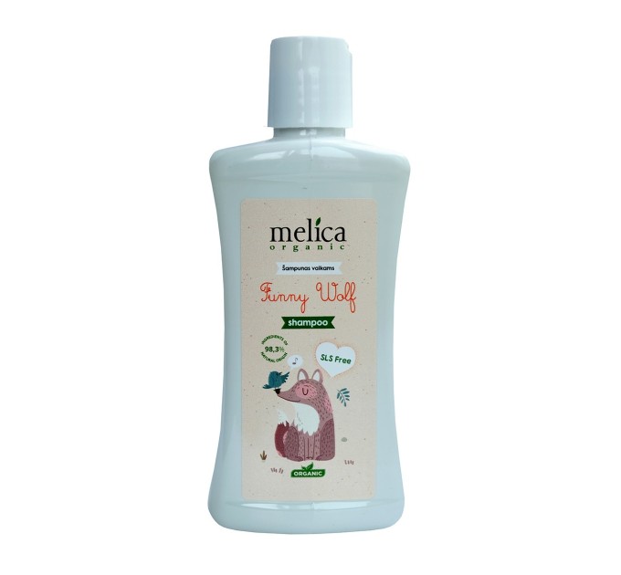 Детский шампунь Melica Organic с волченком: натуральный уход для волос