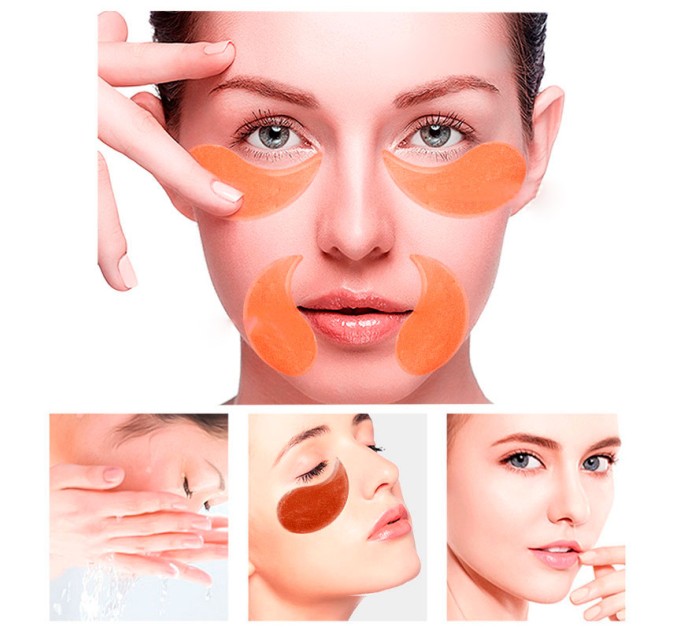 Гидрогелевые патчи для глаз с апельсиновым маслом - IMAGES Blood Orange Essence