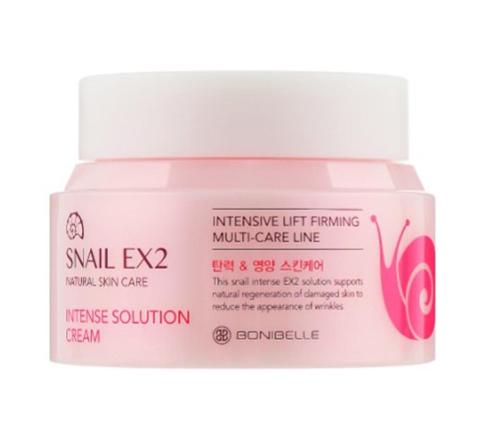 Крем для лица Enough Snail EX2 Intense Solution Cream Bonibelle Муцин улитка 80 мл (8809474498090)