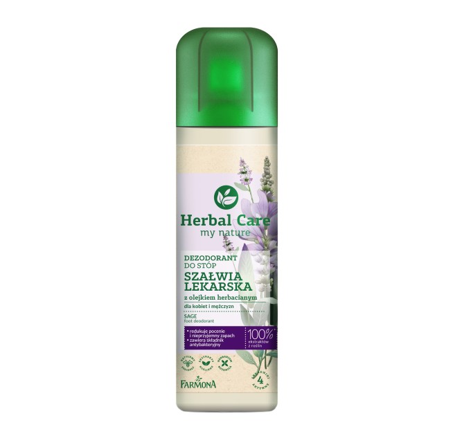 Дезодорант для ног Шалфей Herbal Care Farmona - свежесть на целый день!