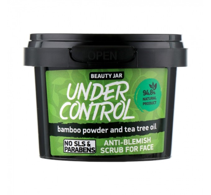 Освежающий лицевой скраб Under Control Beauty Jar: 120 мл на ваших службах!