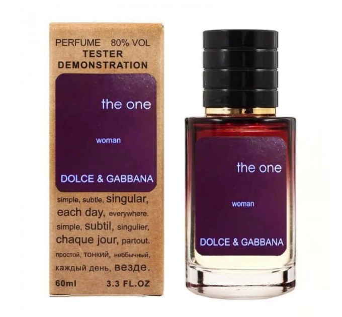 Интригующий аромат: Dolce&Gabbana The One - Selective Tester 60ml