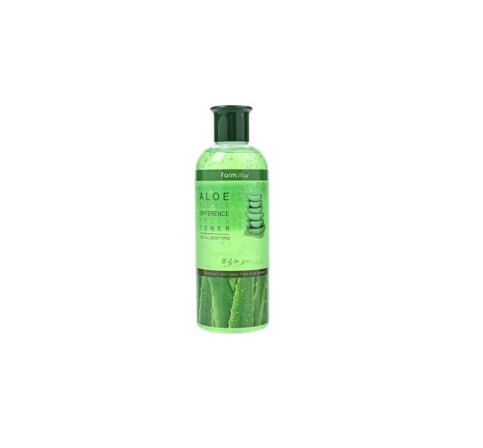 H1: Farmstay Aloe Visible Difference Fresh Toner 350 мл для освежения лица