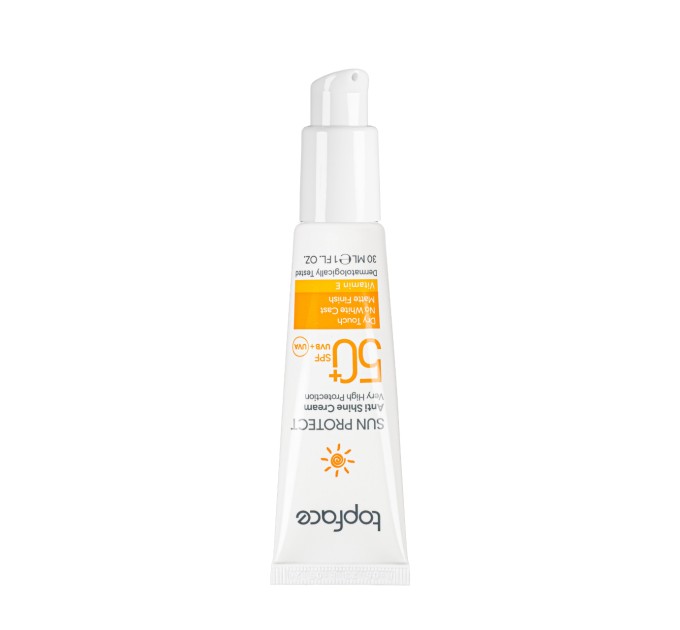 Солнцезащитный крем для лица широкого спектра TopFace SPF 50+ 30 мл (PT806)