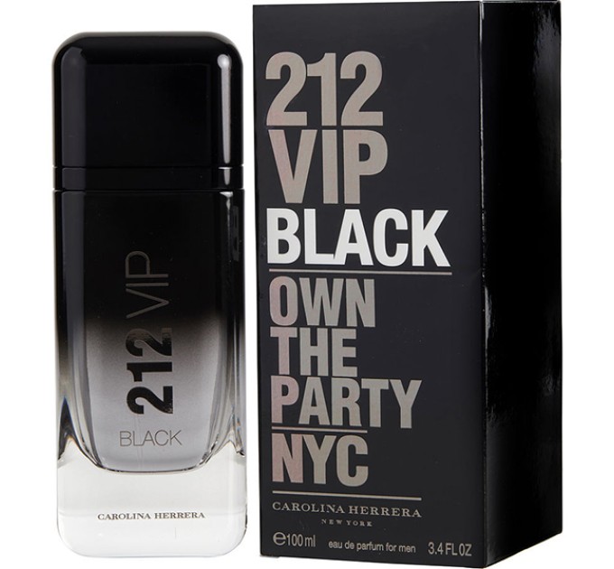 Парфюмерная вода Carolina Herrera 212 Vip Black 2017 100 мл для мужчин - Ароматный статусный выбор от Агонь-В