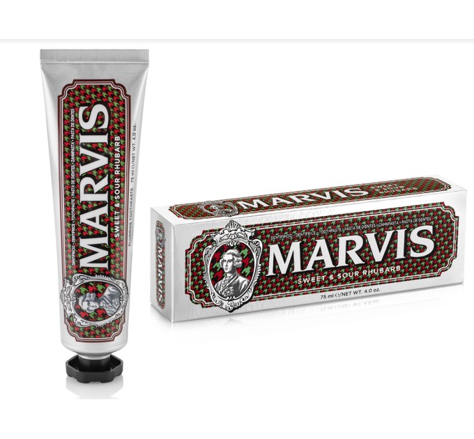 Зубная паста Marvis Sweet Rhubarb 75 мл: нежное сочетание сладости и свежести