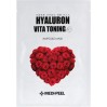 Тканевая ампульная маска экстрактом розы и витаминами Medi-Peel Hyaluron 100 Vita Toning Mask 30 г (8809409343617)