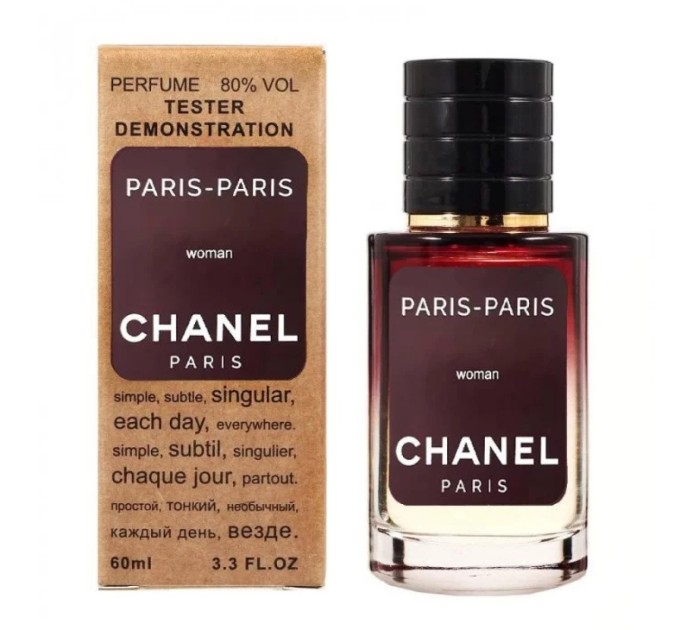 Уникальный аромат Chanel Paris-Paris - Selective Tester 60ml: ваш путь в мир роскошных запахов