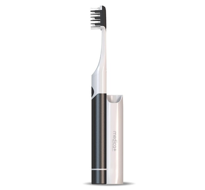 Звуковая зубная щетка Medica+ ProBrush 7.0 Compact (Black): современная технология для идеальной чистоты.